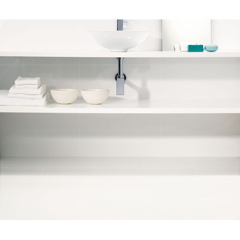 Grès émaillé - BRANCO - BRANCO - 20x20x0,85cm