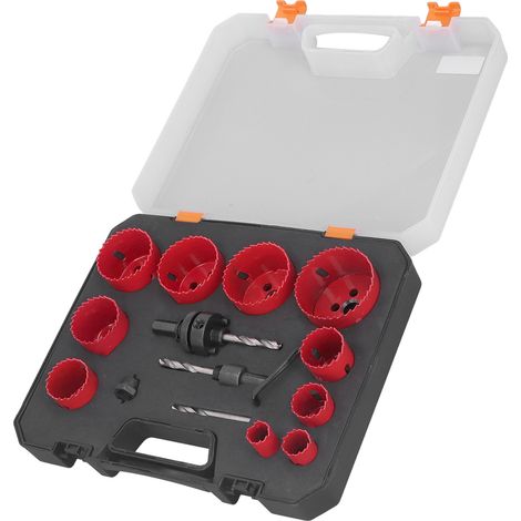 Kit Scie Cloche Universel 3/4 à 2 1/2 Pouces, Lot HSS pour Perceuse, Accessoires pour Métal, Bois, Plastique (1/5)