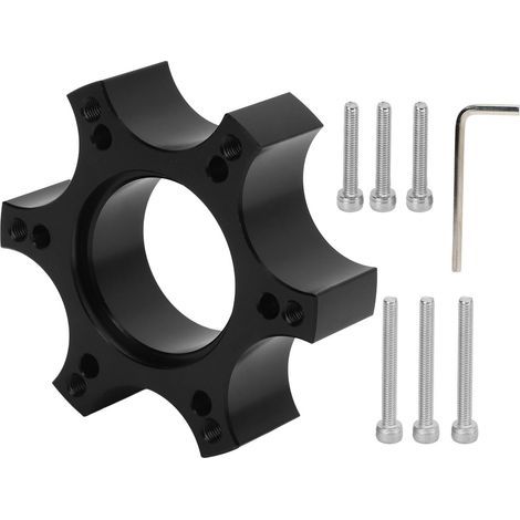 Plaque d'adaptation de volant en alliage d'aluminium entretoise de 70 mm pour Thrustmaster T300RS avec volant de 1314 pouces (1/5)