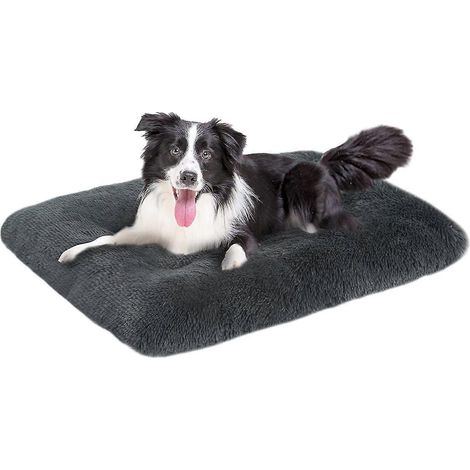 Lit pour chien en peluche pour chiens de taille moyenne, canapé pour chien lavable ultra doux, panier pour chien avec coussin antidérapant, lit pour animaux de compagnie pour grands chiens (1/5)
