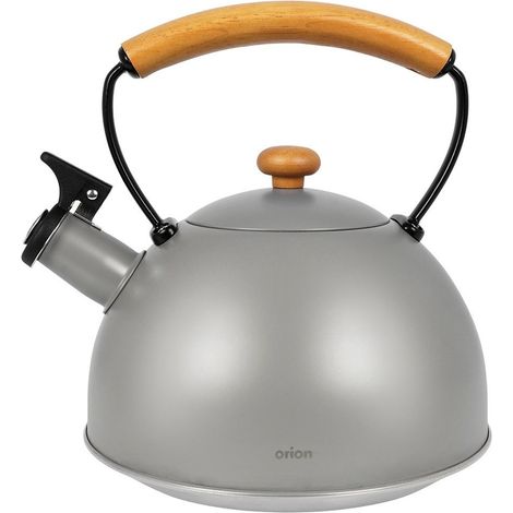 Bollitore con fischietto, acciaio, grigio, LEGNO, 2,9 l (1/5)