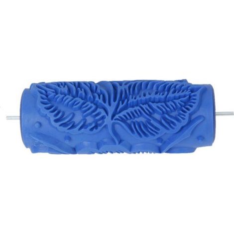 Rouleau Motif Floral - 15 cm - Pour Décoration Murale - Rouleau en Caoutchouc - 1 Pièce (1/4)