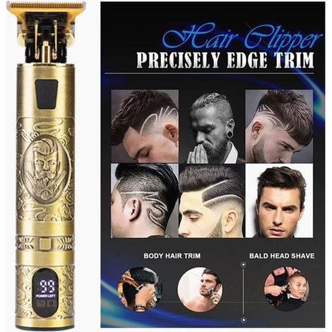 Rasoir Electriques Hommes Tondeuse à Barbe Cheveux Professionnelle Intelligent LED Sans fil Famille Enfants Animaux Coffrets Cadeaux (1/5)