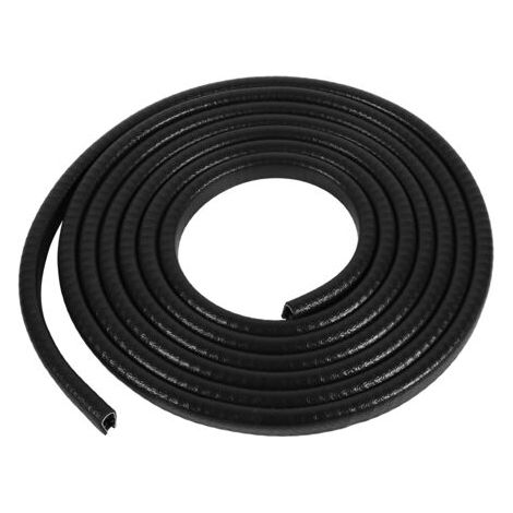 QORVA-Protection de bord de porte de voiture, bande de moulage anti-âge 300 cm, bonne flexibilité, noire pour véhicules (1/5)