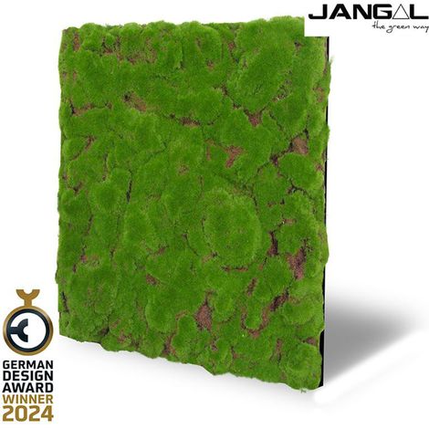 JANGAL Pannelli acustici Modulabili in FLORA sintetica ULTRAREALISTICA 52x52cm mod. FOREST GREEN BULK
