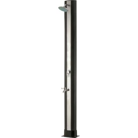 DOUCHE SOLAIRE DE JARDIN PVC + BAINS DE PIEDS 35 LITRES-2,1MT - 500071CG