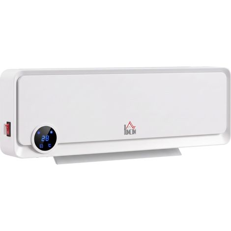 Heizlüfter Wand 2000 W – Fernbedienung, 3 Modi, LED, 12h (1/5)