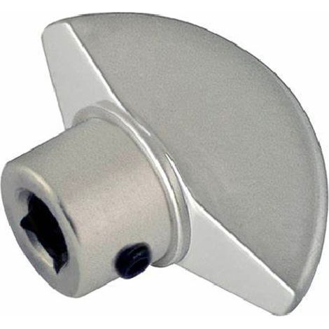 POMOLO PER CILINDRO CON CODOLO CROMO SAT.