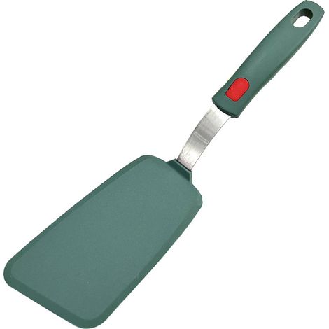 Spatule - Tête En Silicone Alimentaire Et Tige En Acier Inoxydable 430 - Pour Cuisinière À Plaque Chaude Et Poêles Antiadhésives - 1 Pièce (1/5)