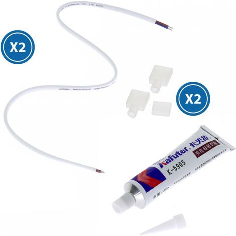 Câble Adaptateur Pour Bande Led 220Vac Ruzok / Brescia - Ledme - LM2359 (1/2)