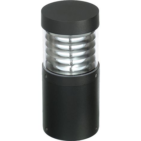 LARS Bollard Borne de sol extérieure LED 15W 82° IP65 4000K Anthracite 26cm - Rossini Illuminazione (1/3)