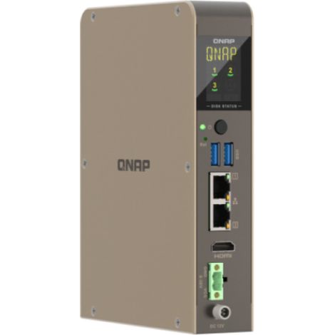 QNAP QBoat-300 NAS Compatta 4 GB 0 TB QNAP QTS Grigio (1/4)