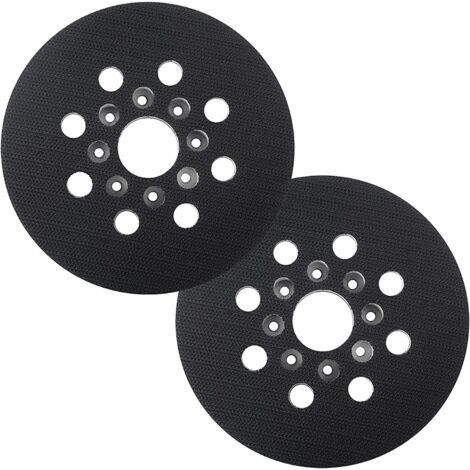125 mm Plateau de ponçage Compatible avec Bos-ch PEX 220 A,GEX 125-1 AE,PEX 220 AE, Skil 7402/7490,2 pièces (1/5)