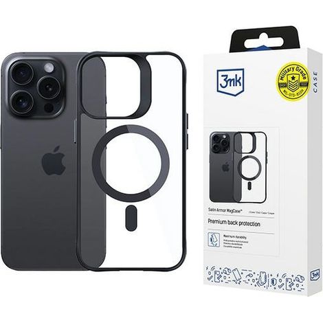 Coque MagSafe 3MK Satin Armor pour iPhone 15 Pro Max (1/5)
