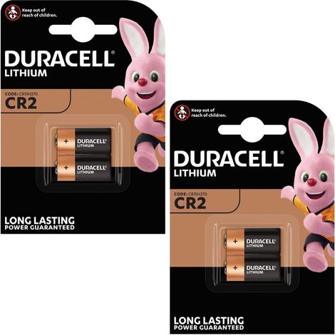 DURACELL Lot de 4 Piles photo Lithium Ultra CR 2 blister de 2 x2