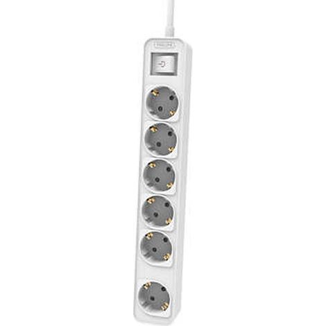 Philips CHP2164W 6 Sockets White Power Strip (1/2)