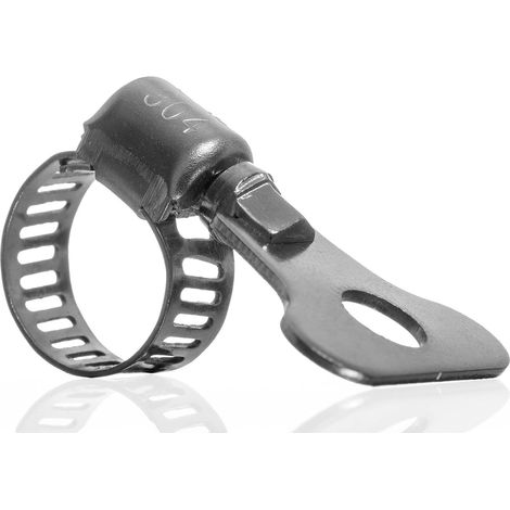 30pcs, Hose clamp, adjustable stainless steel 304 hose clamp, butterfly-type metal worm drive hose strap for securing gas/fuel line, 8-12mm (1/5)