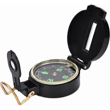 Boussole tactique de camping, kit de survie, sac à dos de randonnée et de chasse, décorations, indicateur de direction de poche (1/5)