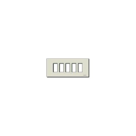 VIMAR - 08639 Placca 5M allum. scatto oro