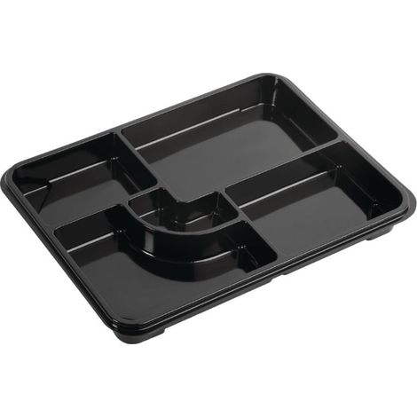 Plateaux repas recyclables Bento (lot de 90) - 201 x 28 x 263 mm - FAERCH (1/5)