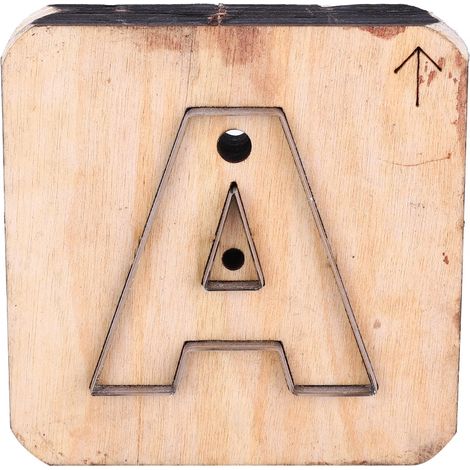 Großbuchstaben Lederhandwerk Stanzwerkzeuge Lochstanzer DIY Stanzformen MouldA (1/5)