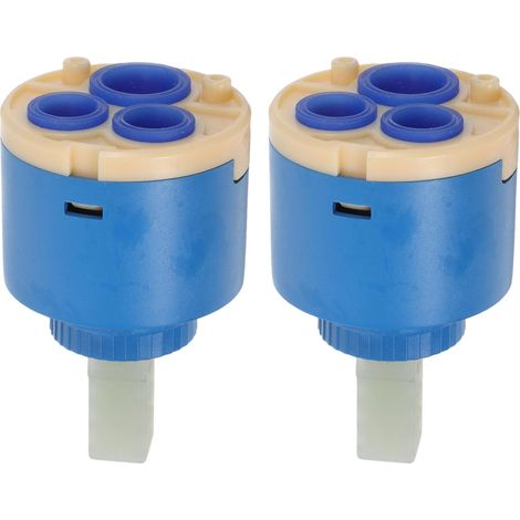 2 Pièces Cartouche de Robinet en Céramique 40mm Pièce de Rechange (1/5)