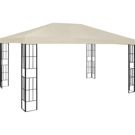 vidaXL Tonnelle 3x4 m Crème (1/5)