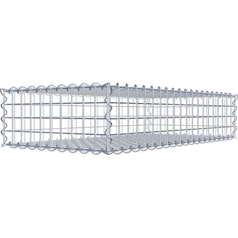 Gabiondeco - Gabion 100 cm x 20 cm x 50 cm (L x H x P). mailles 5 x 5 cm. Spirale - Made in Germany (1/5)