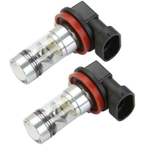H8-LED-Lampen, 100 W, 12.000 lm, 6000 K Weißlicht, 300 % heller, Canbus-kompatibel und fehlerfrei, Mini-Größe (1/5)