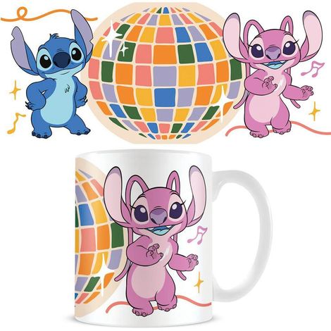 DISNEY Lilo & Stitch Disco Tasse 315 ml, Stitch & Diskokugel