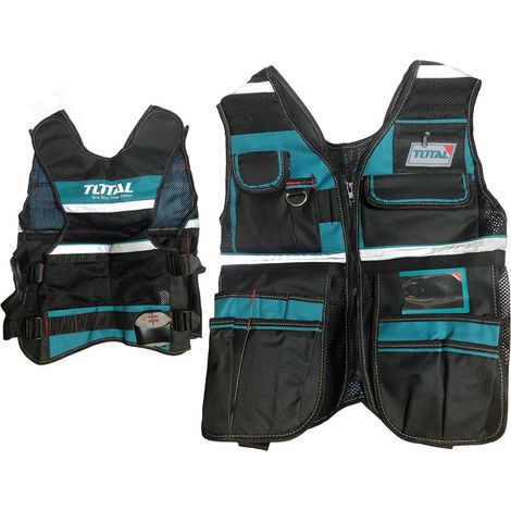 GILET DA LAVORO CON TASCHE E SCOMPARTI MULTITASCHE REGOLABILE 3Kg MAX TOTAL (1/4)