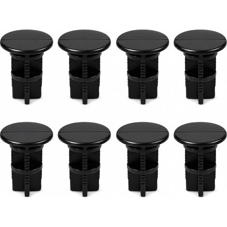 8PCS Goupilles de Charnière Pour Couvercle, 43 x 18 mm pour Poubelle 240L Charniere Poubelle Robuste Pour Fixation Securisee Du Couvercle Et Maintien Fiable En Usage Quotidien, Charnière Pour Poubelle (1/5)
