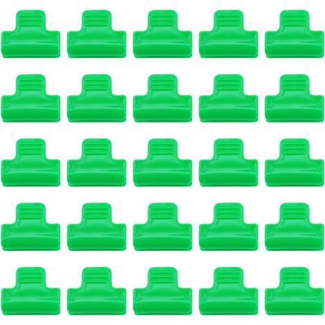 Lot de 40 Clips de fixation, Tubes Ø 20 mm, Matériau PP, Antidérapants, Pour serre et jardin