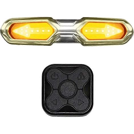 Clignotants de vélo intelligents sans fil avec télécommande, feu arrière pour vélo de route (1/4)