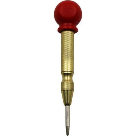 Federbelasteter, halbautomatischer Bohrspitzen-Körner zum Markieren von Startlöchern, Hardware-Zubehör, 1 Stück (Goldkappentyp)