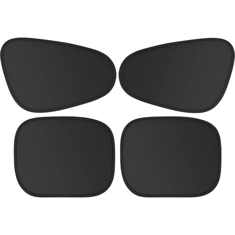 Autocollant noir pour voiture, film électrostatique, pare-soleil à adsorption, isolation thermique, pare-soleil de voiture (1/5)