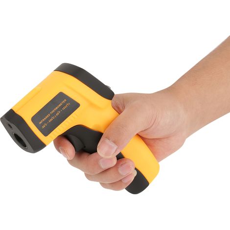 Thermomètre infrarouge numérique sans contact GM550 avec visée laser pour mesure de température (1/5)