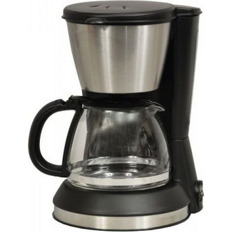 6 Tasses-550 W-porte-filtre Pivotant-arrêt Automatique - Noir Et Inox - Kitchenchef