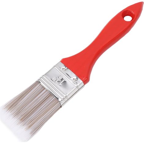 Ensemble de pinceaux à peindre coudés légers à manche en bois réutilisables pour meubles muraux (1/5)