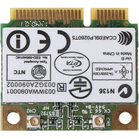 Mini-PCI-Express-WLAN-Karte, 300 Mbit/s IEEE 802.11 b/g/n LAN-Karte