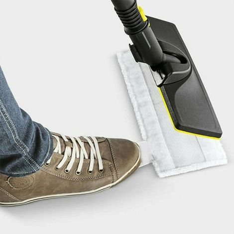 3 lingettes de nettoyage vapeur (345 x 115 mm) compatibles avec les lingettes de nettoyage de sols K.archer Easyfix (1/4)