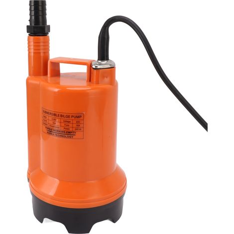 Pompe de cale submersible électrique portable pour piscine, baignoire, jardin et bassin, 24 V CC, 240 W (1/5)