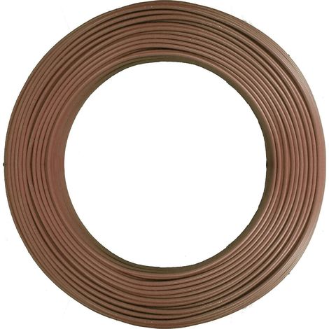 Câble électrique electraline fs17 1x2,5 mm² 450/750v marron skein 10m - 13151