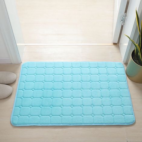Tapis De Bain - 50 X 80 Cm - Antidérapant - Absorbant - Lavable En Machine - Pour Salle De Bain Chambre Et Intérieur (1/5)