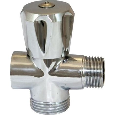 Rubinetto a crociera 3 vie attacco lavatrice 1/2”×3/4”  Tecom