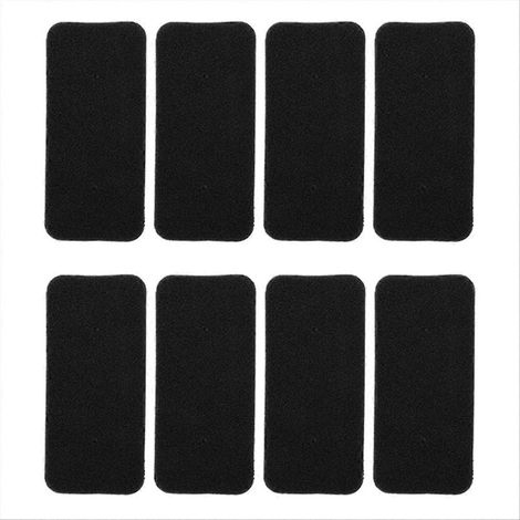 8PCS Filtre Mousse Sèche-linge Compatible Candy 40006731, Pièce Détachée Anti-Peluches, Écran Mousse pour Sécheur, Lot de 8, Accessoire Blanc (1/5)