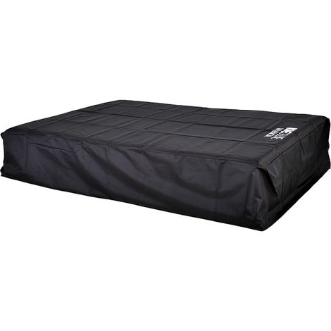 HOME DELUXE - Regenabdeckung CAPE VALENCIA Farbe: Schwarz, wetterfest, UV-beständig, langlebig, passgenau I Abdeckung Liege Schutzhülle
