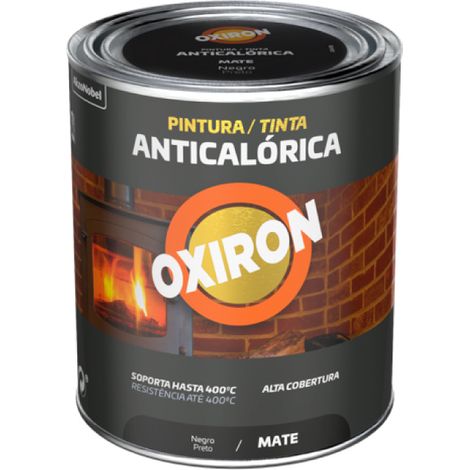 Peinture Noire Mate Résistante à La Chaleur 0,75 L