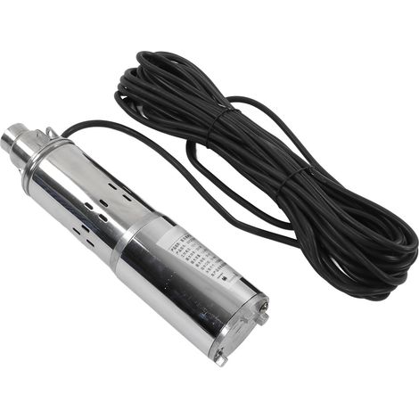 Pompe immergée solaire 220W anti-corrosion étanche DC12V pour puits, irrigation jardin, moteur sans balais, débit élevé (1/5)