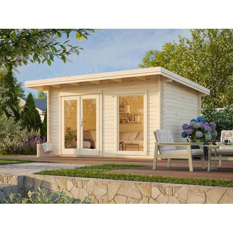 Abri de jardin en bois Heidi 11,7 m2 Naturel (1/5)
